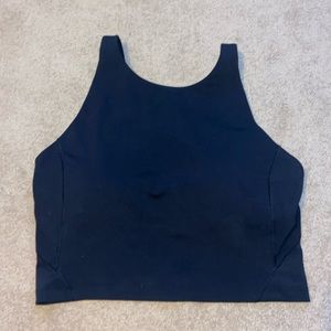 Lululemon Align High Neck Crop Tank in Black